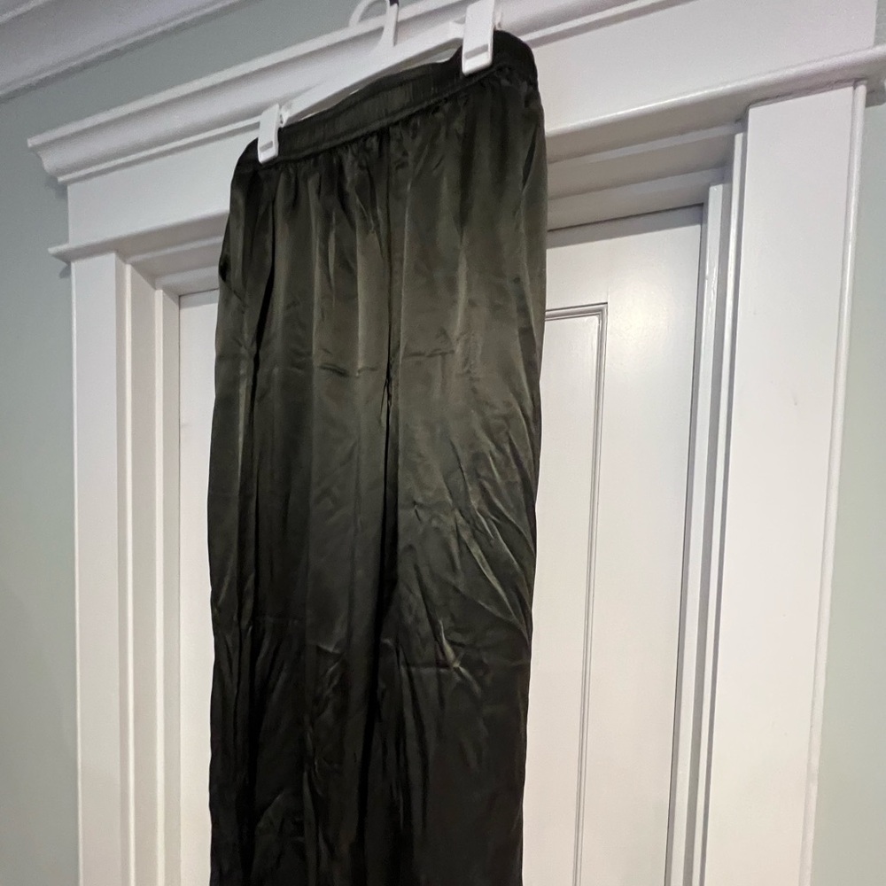 Sass & Bide Forever Now Pant - 100% Silk - Olive Green - Sz. 14 - NWT - Picture 11 of 15